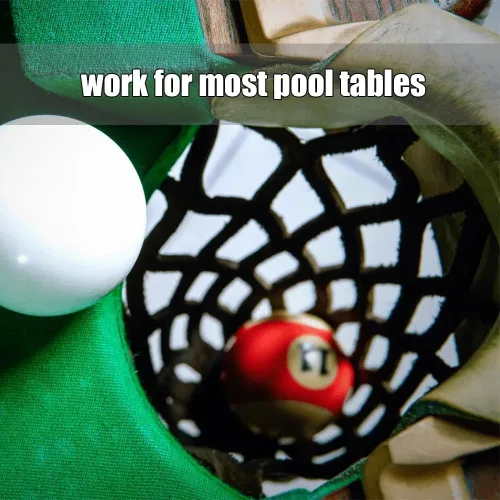 Vista 4 de Juego de 6 bolsillos para mesa de billar, accesorios de nailon para mesa de billar, accesorios de nailon para billar, accesorios para billar
