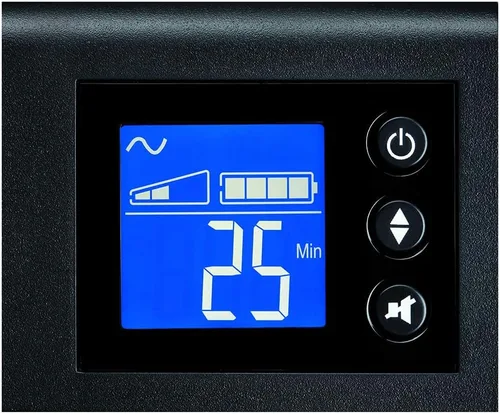 Vista 6 de Eaton 5SC500 UPS de Onda Senoidal Pura con Batería de Reserva, 500VA / 350W, AVR, Pantalla LCD, Interactiva de Línea