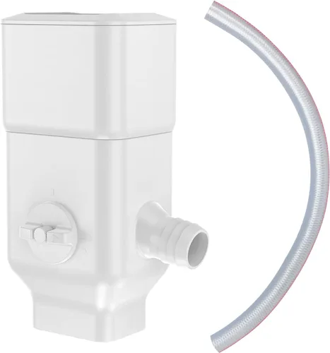 Desviador de bajante, desviador de agua de lluvia se adapta a bajantes de gran tamaño de 3 x 4 pulgadas y bajante de 2 x 3 pulgadas, sistema de