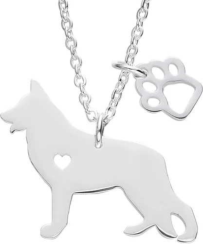 Melix Dije de perro para collar de acero inoxidable yorkie labrador pitbull husky de alaska akita boxer corgi salchicha pastor alemán golden