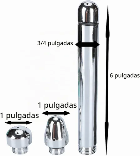 Vista 4 de Sistema de enema de ducha, kit de limpieza colónica de ducha, manguera de ducha de acero inoxidable de 5 pies con cabezal de ducha enema, kit