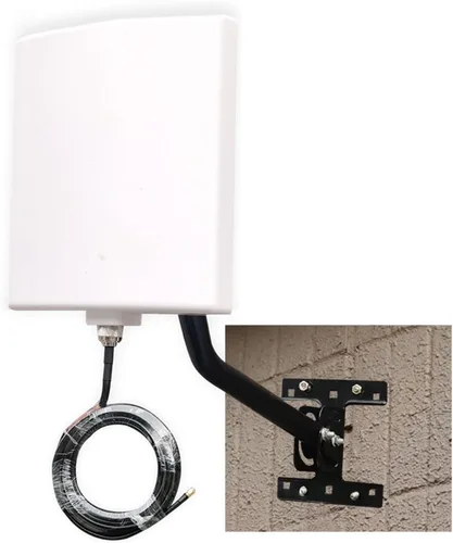 Antenas WiFi de largo alcance para exteriores, kit completo de 2.4 GHz, panel externo, extensor de antena WiFi direccional para enrutador WiFi,