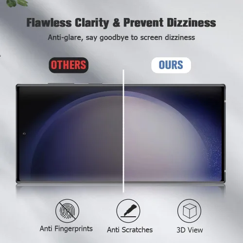 Vista 7 de SURFCUZ Paquete de 2+2 protectores de pantalla para Note 10 Plus + protector de lente de cámara, dureza 9H, transparente HD, cobertura completa