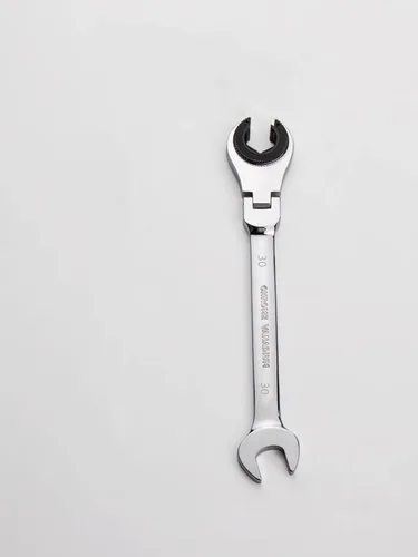 Vista 5 de FLZOSPER Llave métrica de tubo de fijación de 0.945 in, llave de engranaje de cabeza flexible, llave combinada de trinquete