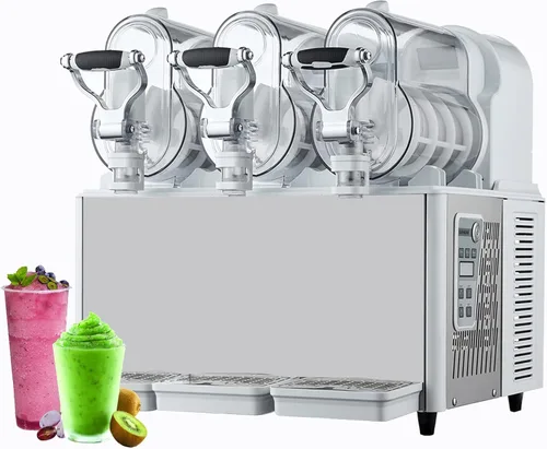 Dispensador comercial de granizado, máquina de cóctel de acero inoxidable para granizados - 7 a 2 pulgadas, dispensador de bebidas de jugo de frutas