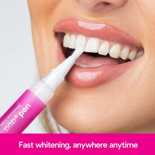 Vista 4 de HISMILE Pap+ - Bolígrafo blanqueador de dientes sin peróxido para dientes sensibles, blanquea lugares difíciles de alcanzar