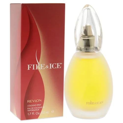 Vista 3 de Revlon Perfume para Mujeres, Fire & Ice, Eau de Toilette en Espray, Notas de Aroma Floral y Cítrico, 1.7 Fl Oz