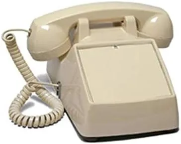 Teléfono de escritorio industrial sin marcación caliente (marcación automática) - ceniza/beige/marfil