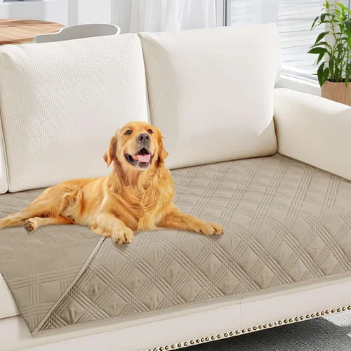 Vista 39 de hyha - Manta impermeable para cama de perro, mantas suaves para mascotas, funda impermeable para sofá para perros, fundas reversibles lavables