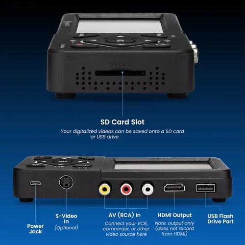 Vista 5 de ClearClick Video to Digital Converter 2.0 (Segunda Generación) - Graba video de VCR, cintas VHS, AV, RCA, Hi8, videocámara, DVD, sistemas
