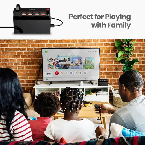 Vista 6 de Park Sung Switch - Lector de tarjetas de juego, versión mejorada Switch Switch Switch con control remoto, soporte para tarjetas de juego 8 en 1