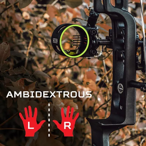 Vista 3 de CBE Tactic Micro Bow Sight, negro, 5 pines