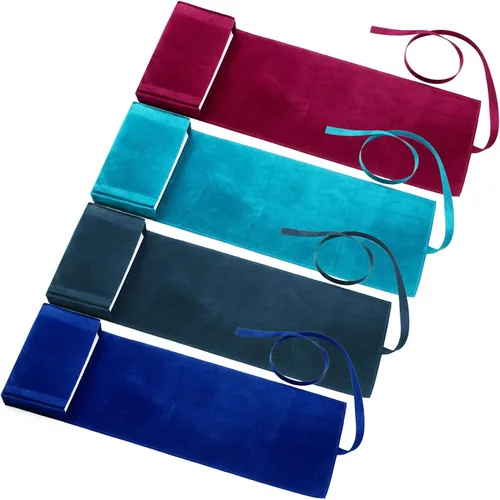 Zhengmy 4 piezas de Tarot Wrap Almacenamiento Holder Spread Cloth para Oracle Decks