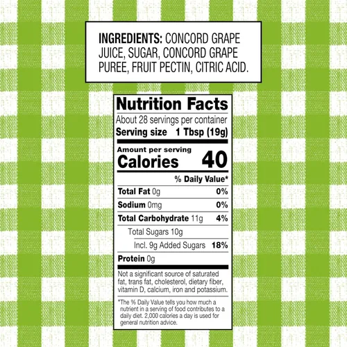Vista 4 de Smucker's Natural Concord - Untable de frutas exprimible de uva, 19 onzas (paquete de 12)