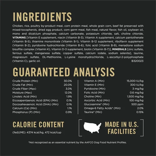 Vista 4 de Purina Pro Plan Sport Development 30/20 Fórmula de pollo y arroz, alimento para perros con alto contenido de proteínas para cachorros, bolsa de 4