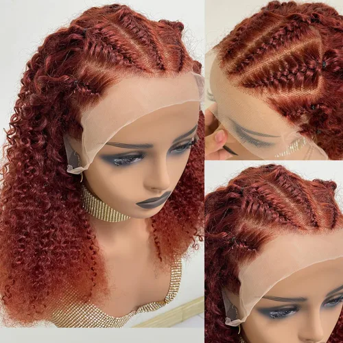 Vista 14 de UMEGOOD - Peluca de cabello humano rubio miel de 200 % de densidad, 13 x 6 HD, transparente, encaje frontal, cabello humano prearrancado de 13 x 6