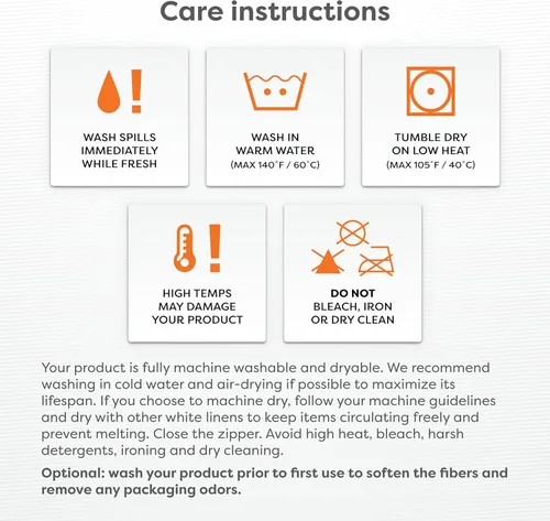 Vista 7 de Juego de 2 protectores de almohada Sleep Defense System con cierre, hipoalergénicos, impermeables, a prueba de chinches y antiácaros , Poliéster &