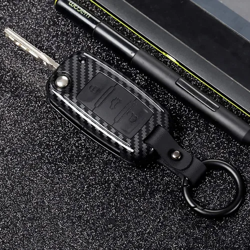 Vista 15 de ontto Funda para llavero VW ABS y silicona sin llave, protección completa para Volkswagen Jetta Passat Golf Beetle Rabbit GTI CC EOS Negro