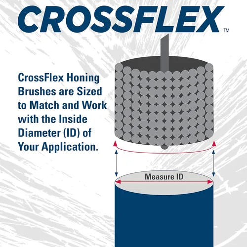 Vista 5 de Silicon Carbide flexible cilindro Hones, fino grado, grano 240