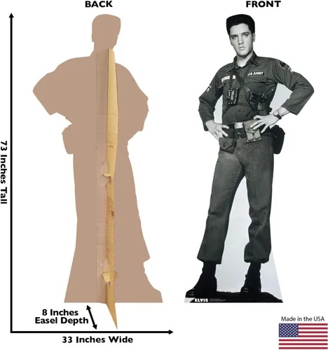 Vista 2 de Imágenes en cartón de Elvis Presley , Cartón, talla única