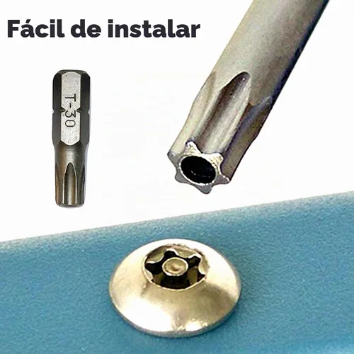 Vista 4 de Aootf Tornillos antirrobo para matrícula - Sujetadores de acero inoxidable