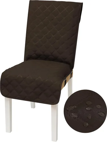 Vista 13 de Yonus Funda impermeable para silla de comedor, funda para silla de oficina, funda resistente al agua para silla de comedor, funda para silla