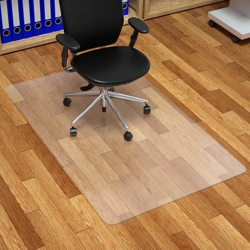 Vista 15 de FuturHydro Tapete para silla de oficina para alfombra, protector de suelo transparente de 30 x 48 pulgadas, tapetes transparentes debajo