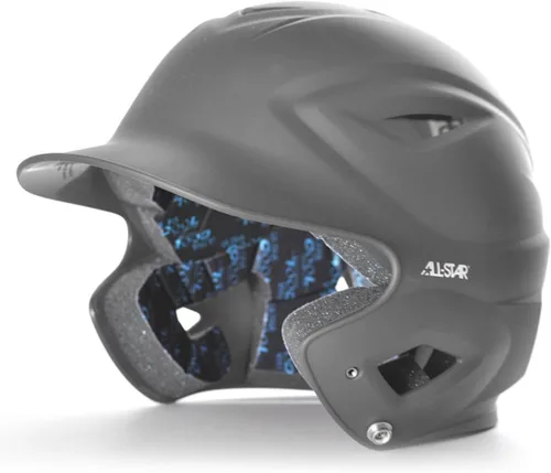 Vista 4 de All-Star Youth System 7 Casco de bateo sólido mate