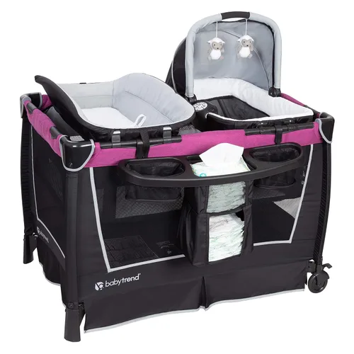 Vista 13 de Baby Trend Simply Smart - Centro de guardería para niños, color rosa