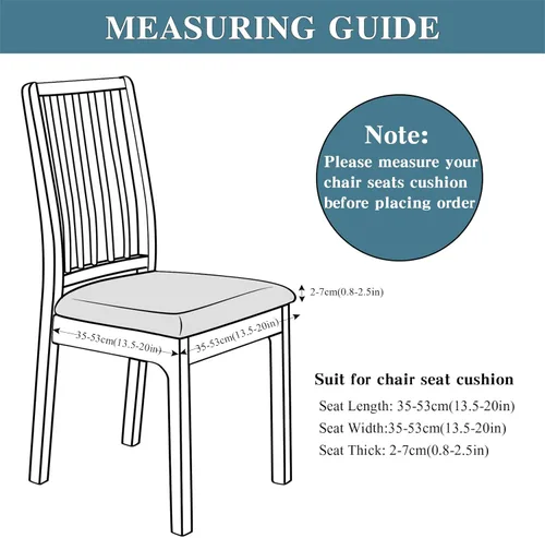 Vista 5 de Fundas de asiento de terciopelo para silla de comedor, fundas elásticas para sillas de comedor con lazos, funda protectora suave para cocina, hotel