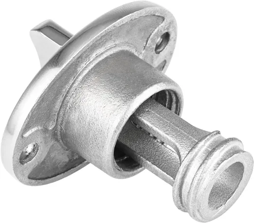 Vista 7 de NovelBee Marine Drain Plug,316 Stainless Steel Boat Oval Garboard Drain Plug,Scupper Plugs Kit with Waterproof Seal Ring Fits 1'' Hole,Thread for