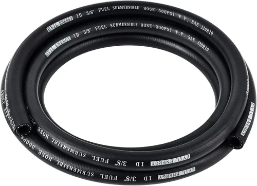 Vista 10 de EVIL ENERGY Manguera de combustible sumergible de 3/8 "E85 en línea de tanque SAE 30R10 para sistemas de combustible automotrices 1FT 300PSI