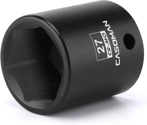 Vista 24 de CASOMAN Dado de Impacto Profundo de 6 Puntos de 1/2 Pulgada - 1-7/16" (SAE), CR-MO, Dado para Tuerca de Eje de 6 Puntos de 1/2 Pulgada