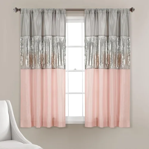 Vista 27 de Lush Decor Night Sky Panel de cortina 100 % opaco, para sala, dormitorio, comedor (cortina individual), 42 pulgadas de ancho x 84 pulgadas de largo