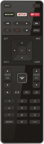 Control remoto XRT122 para control remoto Vizio Smart TV, sin necesidad de programar, control remoto universal para modelos de TV Vizio E32H-C1