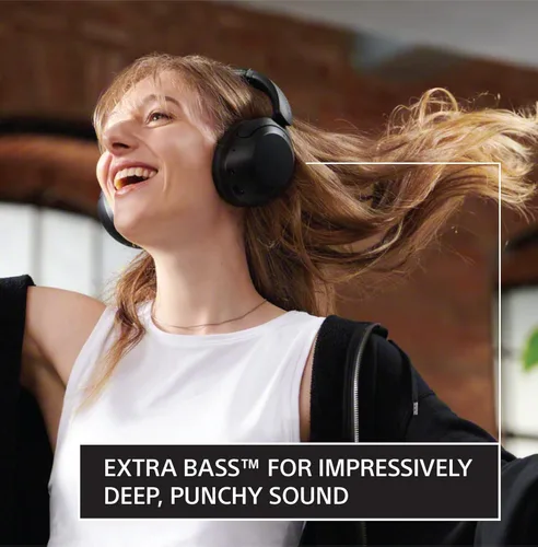 Vista 3 de Sony WH-XB910N EXTRA BASS Auriculares inalámbricos con cancelación de ruido Bluetooth - Negro (renovado)