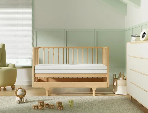 Vista 2 de Dourxi Colchón para cuna, colchón cómodo de doble cara para bebés y niños pequeños con espuma viscoelástica de gel y funda extraíble, se adapta a