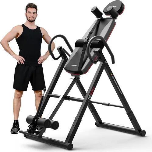 Vista 9 de HARISON Inversion Table for Back Pain Relief 350 LBS Capacity with 3D Memory Foam, Strength Training Inversion Equipment for Pain Therapy Training