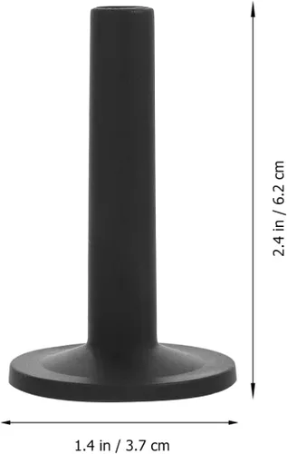 Vista 7 de SUPVOX 12 unids platillo reemplazo accesorios platillo soporte tambor manga para percusión conjunto piezas negro