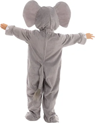 Vista 3 de Spooktacular Creations Disfraz de elefante dulce de Halloween para niños, conjunto de cosplay