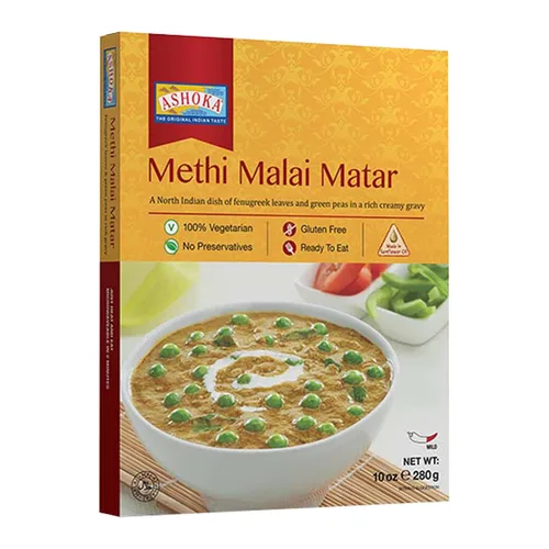 Vista 21 de Ashoka Comidas indias listas para comer desde 1930, 100% vegetariano Dal Makhani, comida india totalmente natural cocinada tradicionalmente, a base