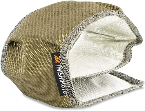 Vista 2 de Mishimoto MMTB-RAM-04 - Manta turbo de titanio, compatible con Dodge Ram 5.9L Cummins 2004.5-2009