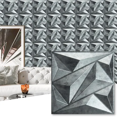 Vista 13 de Art3dwallpanels Paquete de 33 paneles de pared 3D de cobre antiguo para decoración de interiores, paneles de pared texturizados de PVC de 12 x 12