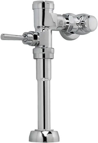 American Standard 6045.601.002 Exposed Manual 1-1/4-Inch Top Spud 1.0 Gpf Válvula de descarga de orinal, cromo pulido