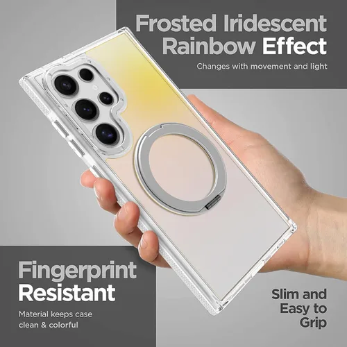 Vista 262 de Funda magnética para Samsung Galaxy S20 FE 5G [compatible con Magsafe] [bonito diseño fluorescente de moda] [1 protector de pantalla] funda delgada