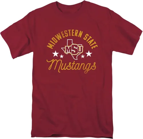 Vista 182 de LOGOVISION Official Collegiate Distressed Mascot Short Sleeve Unisex for Men & Women T Shirt Collection 3