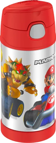 Vista 25 de THERMOS FUNTAINER 12 onzas de acero inoxidable para niños, batman