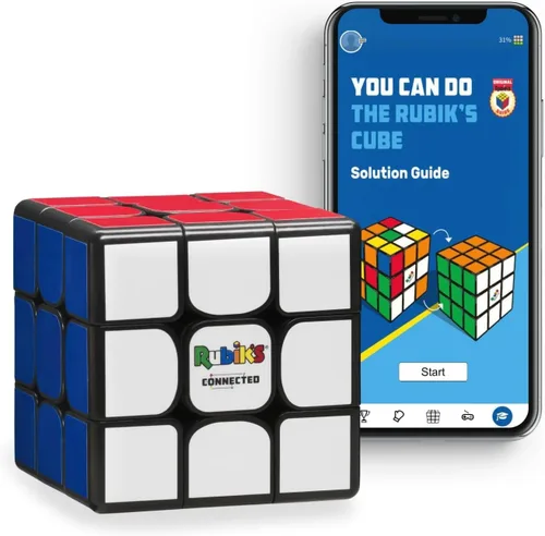 The Original Rubik’s Connected, Go from Beginner to Pro in No Time. 3x3 Smart Magnetic Intelligent Speed Cube. User Friendly App & Online Battles.