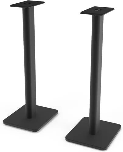 Kanto SP26PL - Soportes universales para altavoces de estantería | 26 pulgadas de alto | Placa superior giratoria de dos tamaños con acolchado de