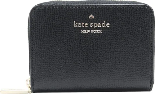 Kate Spade Darcy - Cartera de piel con cremallera pequeña, color negro, Negro -, Cartera con cremallera